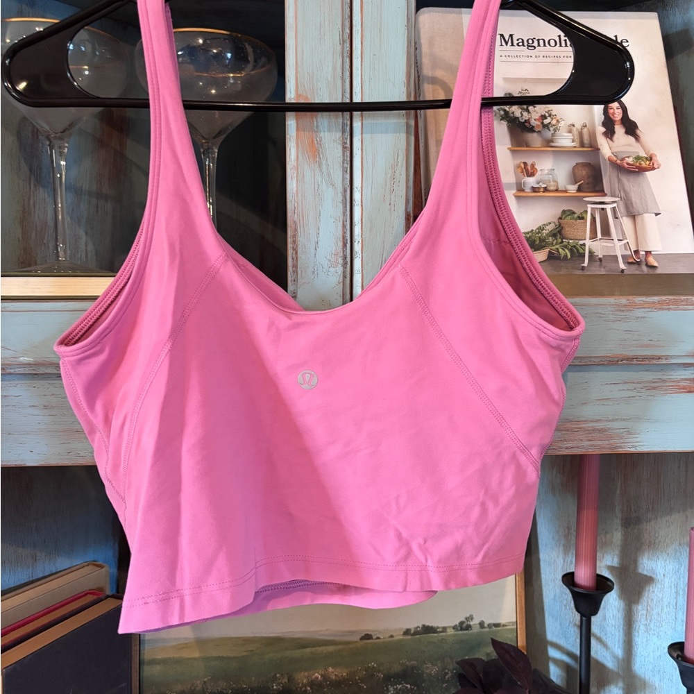 Lulu crop tank size 10 pink - Picture 4 of 7